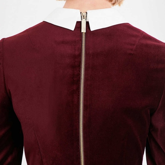 🍒NWT🍒 TED BAKER CHERYL VELVET DRESS - Picture 7 of 8